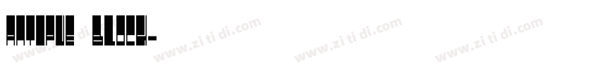 antipue block字体转换 antipue block字体转换